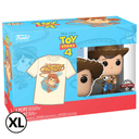 Set Figura POP y Camiseta: Toy Story 4 Sheriff Woody XL