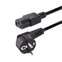 StarTech.com Alimentacion 18AWG UE Schuko a C13, 250V 10A - Cable