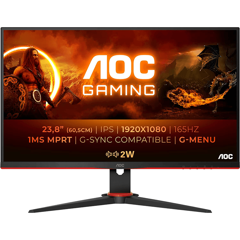 AOC 24G2SPAE/BK 23.8´´ - IPS FHD 165Hz - Altavoces - Monitor Gaming