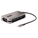 StarTech.com Adaptador Multipuertos USB-C - HDMI 2.0b 4K 60Hz - HDR - Hub USB 3.2 Gen 2 10Gbps (2xUSB-C, 1xUSB-A) - PD de 100W c