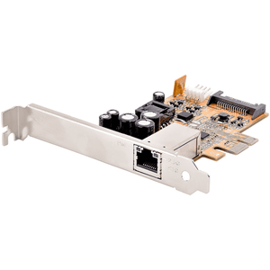 StarTech.com Tarjeta de Red PCIe de 1 Puerto PoE de 2,5Gbps - Adaptador Ethernet LAN RJ45 - NIC PoE de 30W 802.3at para Ordenado