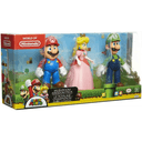 Pack de 3 figuras Super Mario Mario, Luigi y Peach de 10 cm