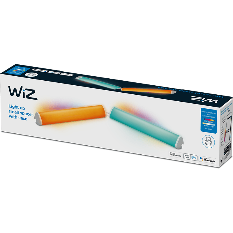 WiZ Set de 2 Barras de luz LED RGB - Iluminacion