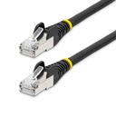 StarTech.com NLBK-150-CAT6A-PATCH Red Negro 1,5 m S/FTP (S-STP) - Cable