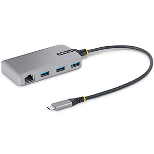 StarTech.com Hub USB-C de 3 Puertos USBA - USB 3.0 de 5Gbps - Alimentado por el Bus - Concentrador USB-C de 3 Puertos USB-A - La