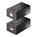 StarTech.com Extensor USB 2.0 por Cable Cat5e/Cat6 (RJ45) - Juego Adaptador de USB por Ethernet de 150m - Alargador USB Alimenta