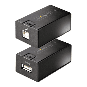 StarTech.com Extensor USB 2.0 por Cable Cat5e/Cat6 (RJ45) - Juego Adaptador de USB por Ethernet de 150m - Alargador USB Alimenta