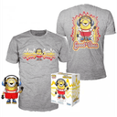 Set figura POP & Tee Minions Roller Skating Stuart Metallic Exclusive Talla S