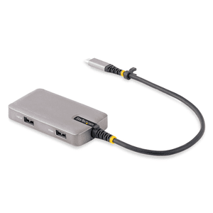 StarTech.com Adaptador Multipuertos USB-C - Docking Station USB Tipo C HDMI 4K60 - Hub Ladrón USB 3.0 de 3 Puertos - Entrega de 