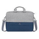 Rivacase 7532 39,6 cm (15.6") Maletín Azul, Gris