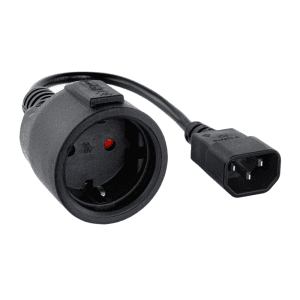 Nanocable CABLE ADAPTADOR C14/M a CEE7/H, 25 CM
