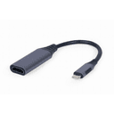 Gembird Cablexpert A-USB3C-HDMI-01 0,15 m USB C Gris - Adaptador
