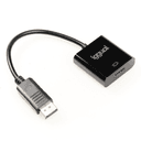 iggual IGG318041 Adaptador DisplayPort HDMI 0.25m Negro - Cable