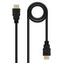 Nanocable HDMI V1.4 Alta Velocidad / HEC), A/M-A/M, Negro, 1 m - Cable