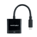 Nanocable Conversor USBC a HDMI 4K USB CM HDMI H Negro 15 cm  Adaptador