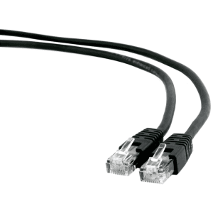 Gembird PP6U-3M/BK cable de red Negro Cat6 U/UTP (UTP)