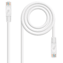 Nanocable Cable de red latiguillo RJ45 LSZH Cat.6A UTP AWG24, Blanco, 3.0m