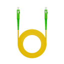 Nanocable Cable de Fibra Óptica SC/APC a SC/APC Monomodo Simplex LSZH, Amarillo, 1 m