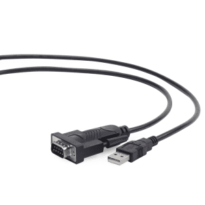 Gembird UAS-DB9M-02 Serie Negro 1,5 m USB tipo A DB-9 - Cable