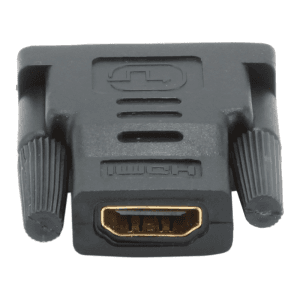 Gembird A-HDMI-DVI-2 Gender Changer Negro - Cable