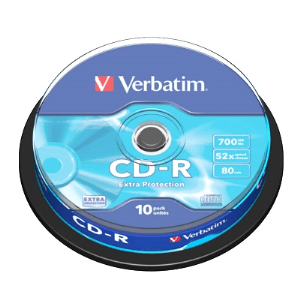 Verbatim CD-R Extra Protection 700MB 10Uds - CDR