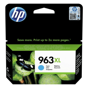 HP Cartucho de tinta Original 963XL cian de alta capacidad