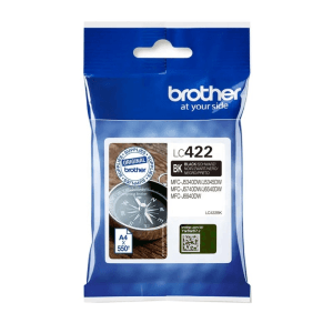 Brother LC422BK cartucho de tinta 1 pieza(s) Original Negro