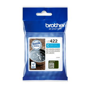 Brother LC422C cartucho de tinta 1 pieza(s) Original Cian