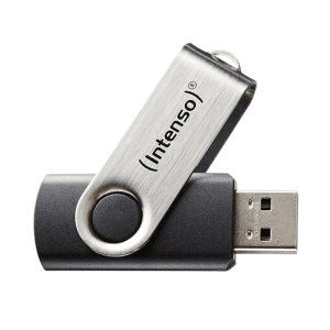 Intenso Basic Line unidad flash USB 32GB USB tipo A 2.0 Negro, Plata