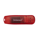 Intenso Rainbow Line 128GB USB A 2.0 Rojo, Transparente - Pendrive