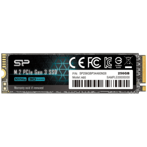 Silicon Power P34A60 M.2 256GB PCI Express SLC NVMe - Disco Duro
