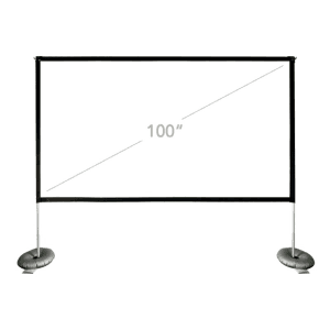 iggual Pantalla exterior portable 100" 221x124 cm