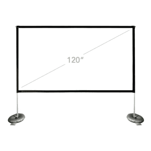 iggual Pantalla exterior portable 120" 265x149 cm