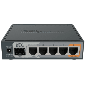 Mikrotik hEX S router Gigabit Ethernet Negro