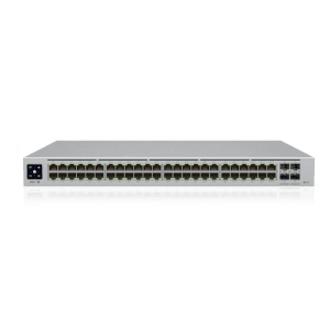 Ubiquiti UniFi Pro 48-Port PoE Gestionado L2/L3 Gigabit Ethernet (10/100/1000) Energía sobre Ethernet (PoE) 1U Plata