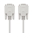 Nanocable 10.14.0506 cable de serie Beige 6 m DB9