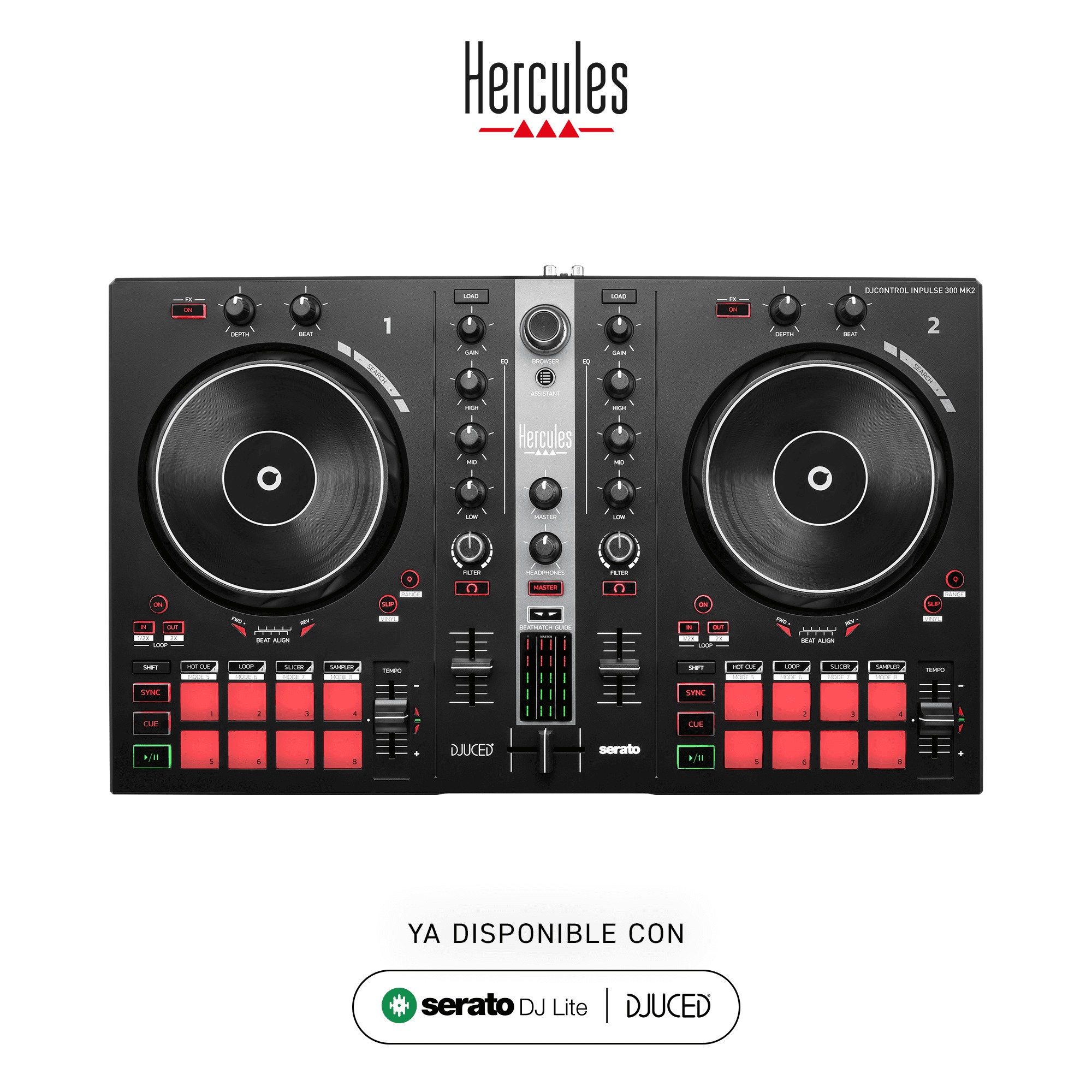 Hercules DJControl Inpulse 300 MK2 - Consola DJ