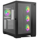 Nox Hummer Astra Black ARGB Ventana Cristal Templado ATX - Caja Ordenador