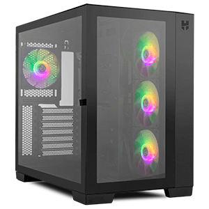 Nox Hummer Astra Black ARGB Ventana Cristal Templado ATX - Caja Ordenador