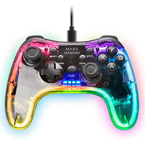 MARS GAMING GAMEPAD MGP-C NEON PC MAC PS3, ANDROID