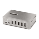 StarTech.com Hub Concentrador USB-C de 10 Puertos - 8x USB-A/2x USB-C - con Fuente de 65W - USB 3.1 10Gbps - Ladrón USB Tipo C c