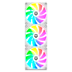 Nox Easy Link 12cm Blanco 3Uds - Ventilador
