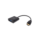 Approx APPC11V3 adaptador de cable de vídeo HDMI tipo A (Estándar) VGA (D-Sub) Negro