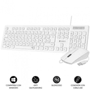 Subblim Combo Business Slim Silencioso USB Blanco - Combo