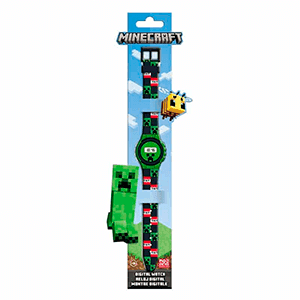 Reloj digital Minecraft