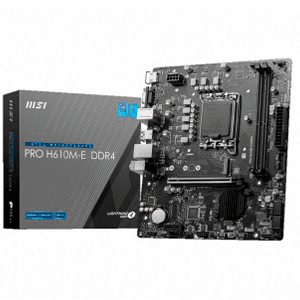 MSI PRO H610M-E DDR4 H610 LGA 1700 micro ATX - Placa Base