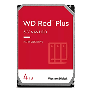 Western Digital Red Plus WD40EFPX disco duro interno 3.5" 4000 GB Serial ATA III - Disco Duro
