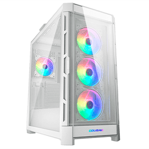 Cougar Duoface Rgb Semitorre Blanca - Caja Ordenador