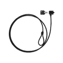 TooQ Cable de Seguridad con Llave para Portátiles 1.5 metros, Gris Oscuro