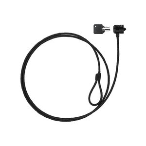 TooQ Cable de Seguridad con Llave para Portátiles 1.5 metros, Gris Oscuro